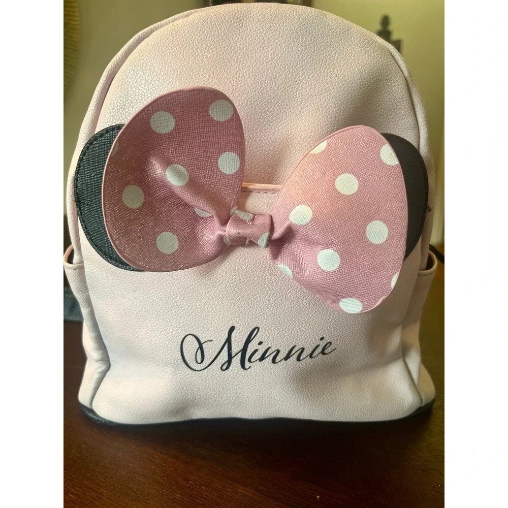 Danielle Nicole Minnie Mouse Backpack Womens OS Pink Good Disney Bow Ears - Picture 2 of 13